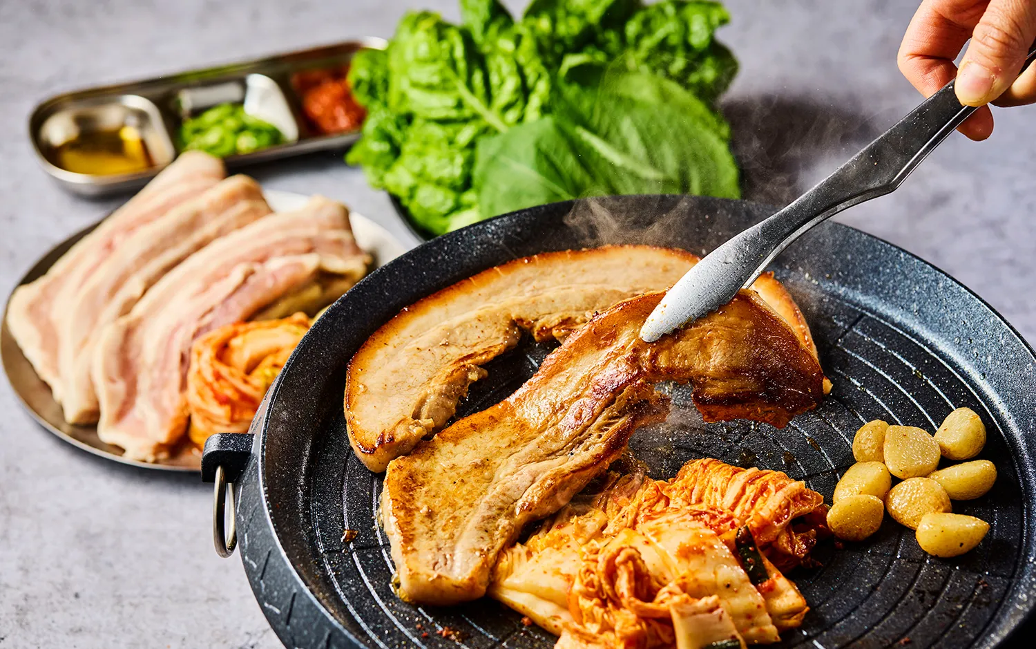 【曜日限定】お得に楽しめる143Seoulオリジナル「サムギョプサル」